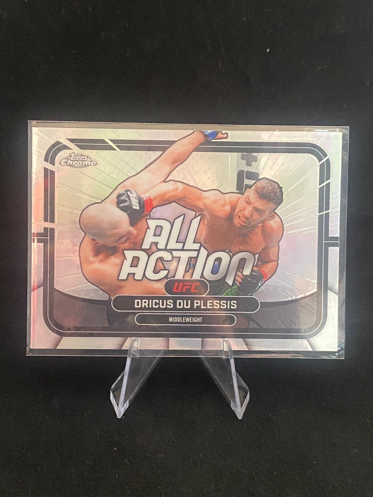 Topps UFC Chrome 2026 - Dricus Du Plessis - All Action - Refractor -AA-35