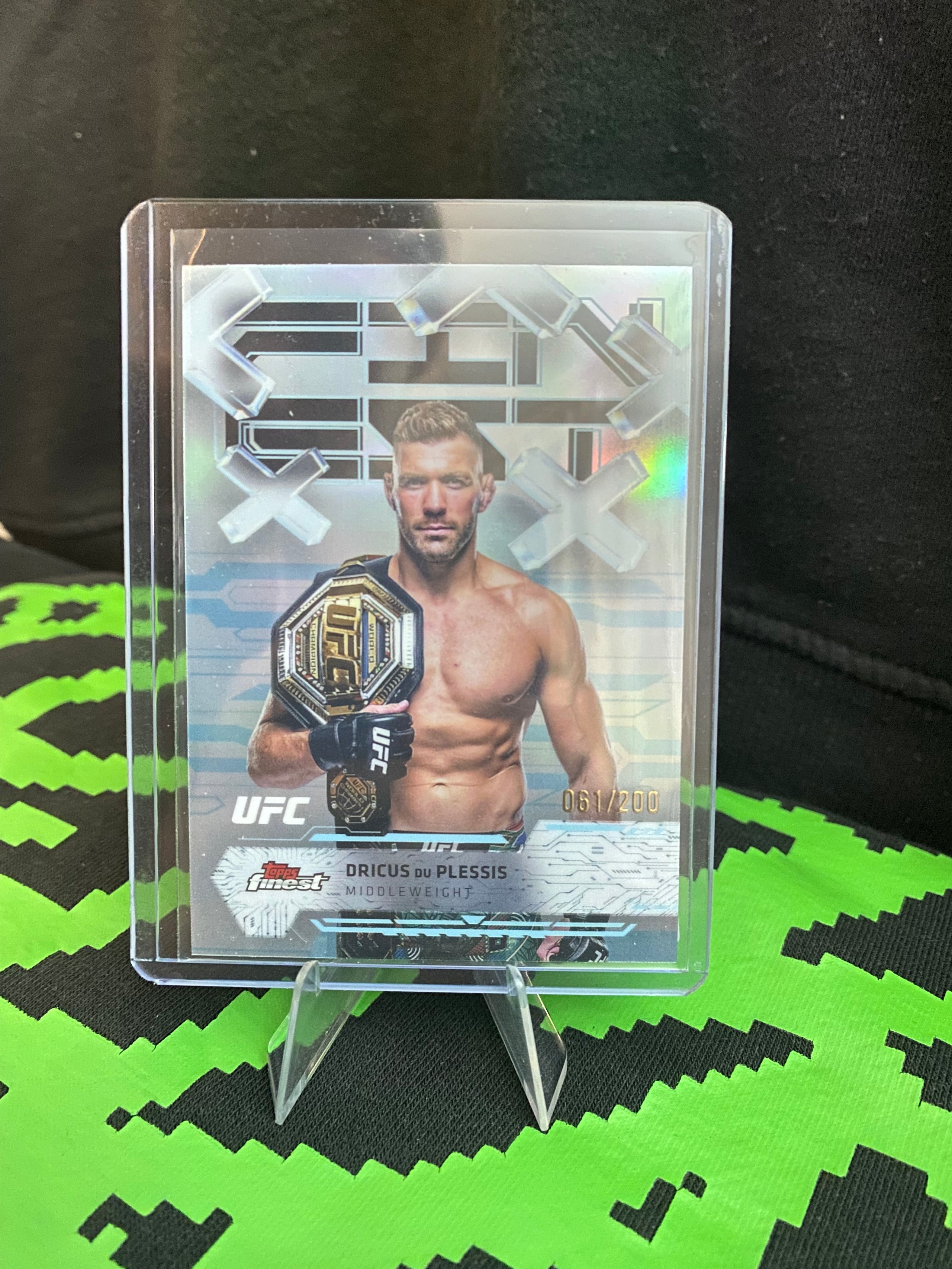 Topps UFC Finest 2025 - Dricus Du Plessis - 061/200 - 14 - Common