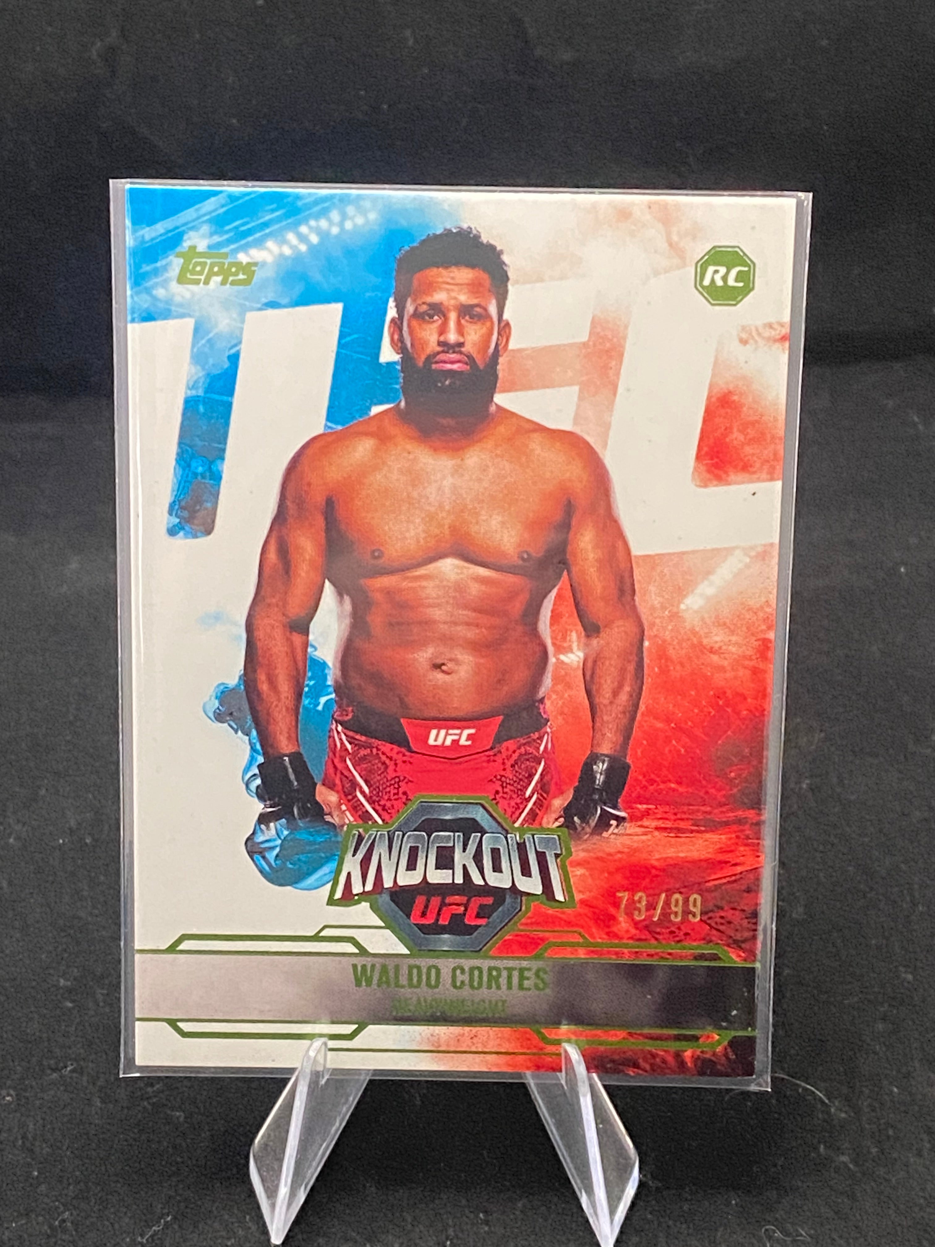 Topps UFC Knockout 2025 - Waldo Cortes - RC - Rookie Card - 73/99 -22