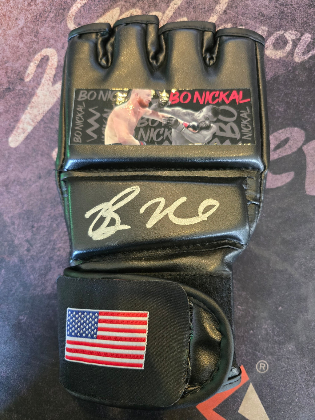 UFC Official - Bo Nickal - Signed Glove - Beckett Certified