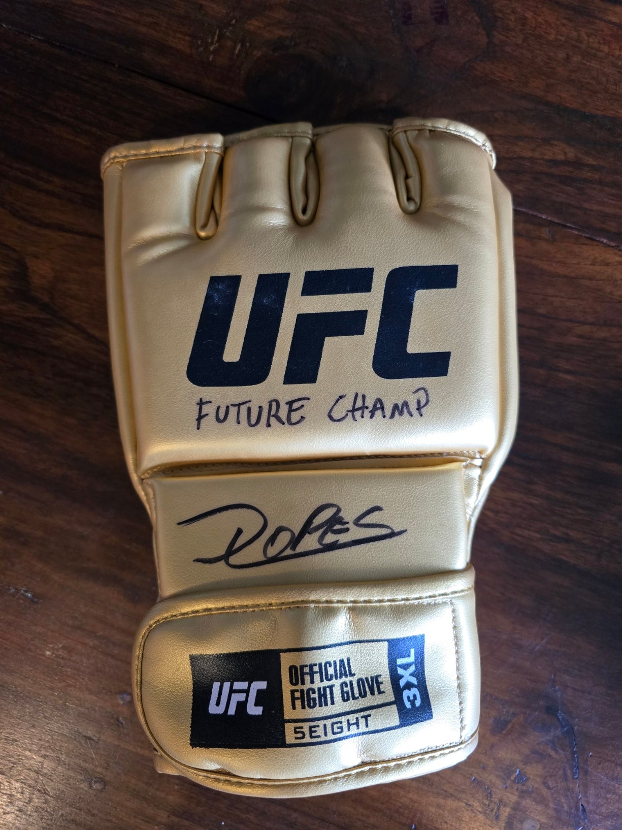 UFC Official - Diego Lopes Inscribed (Future Champ) - Signed Glove - Certified