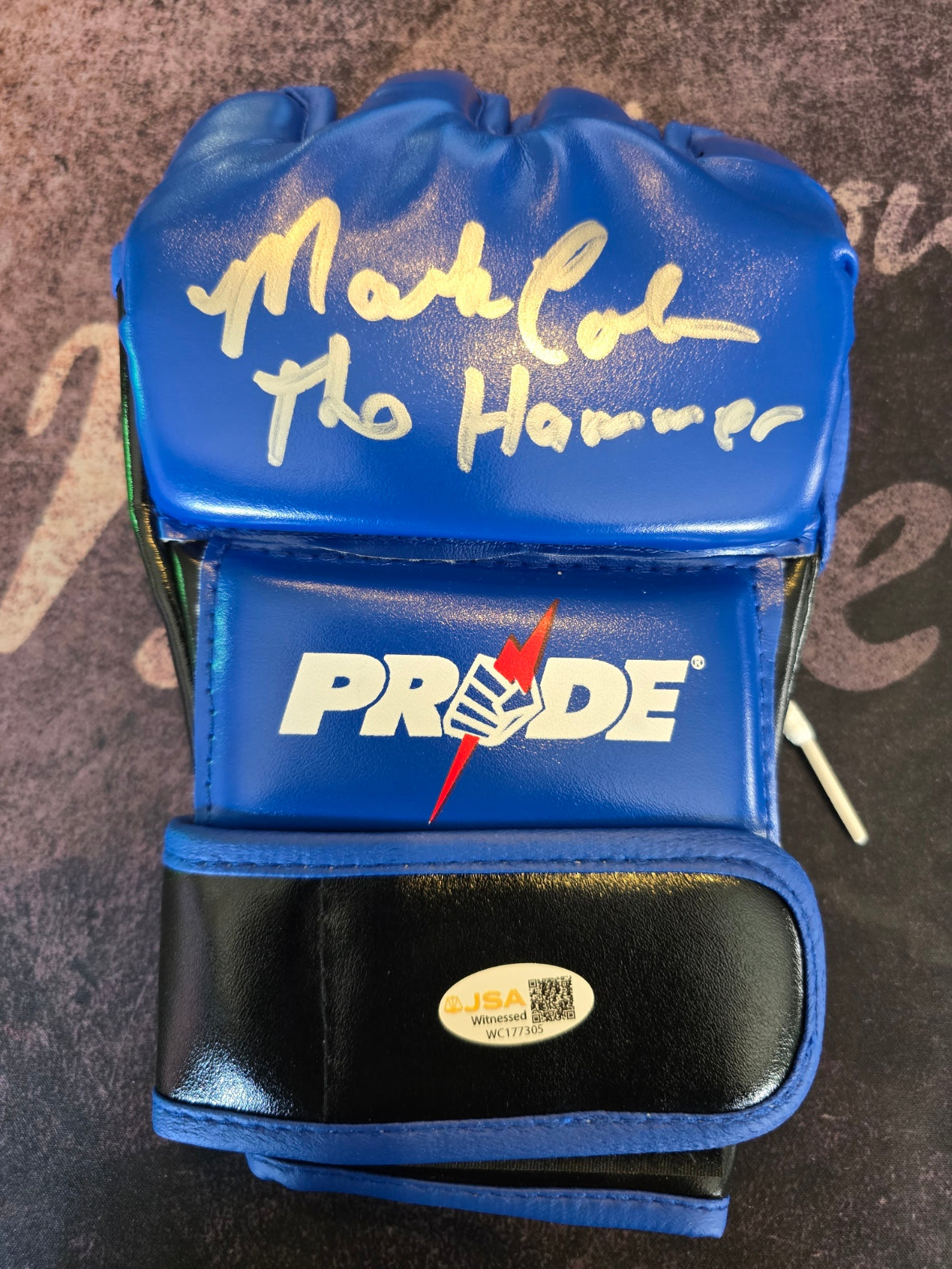 UFC Official - Mark Coleman - Signed Pride Glove - JSA Certified