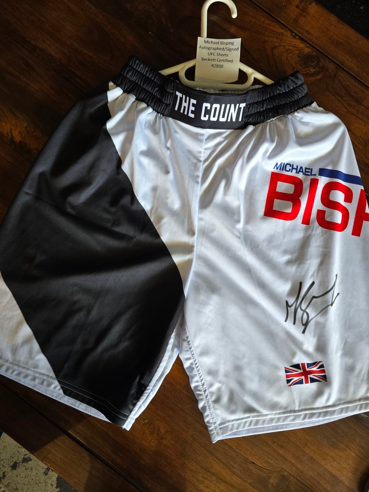 UFC Official - Michael Bisping Signed Shorts - Certified