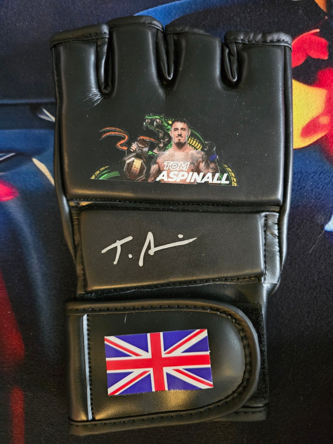UFC Official - Tom Aspinall - Signed Glove - Beckett Certified