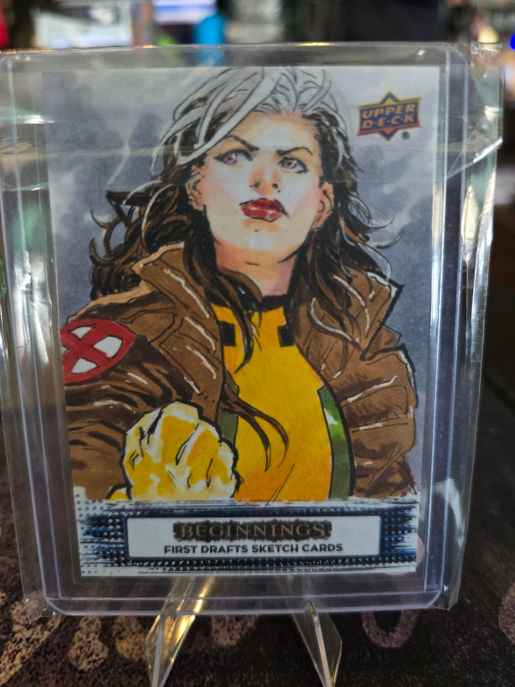 Upper Deck - Marvel - Rogue - 1 of 1 Sketch Card (Super Rare)
