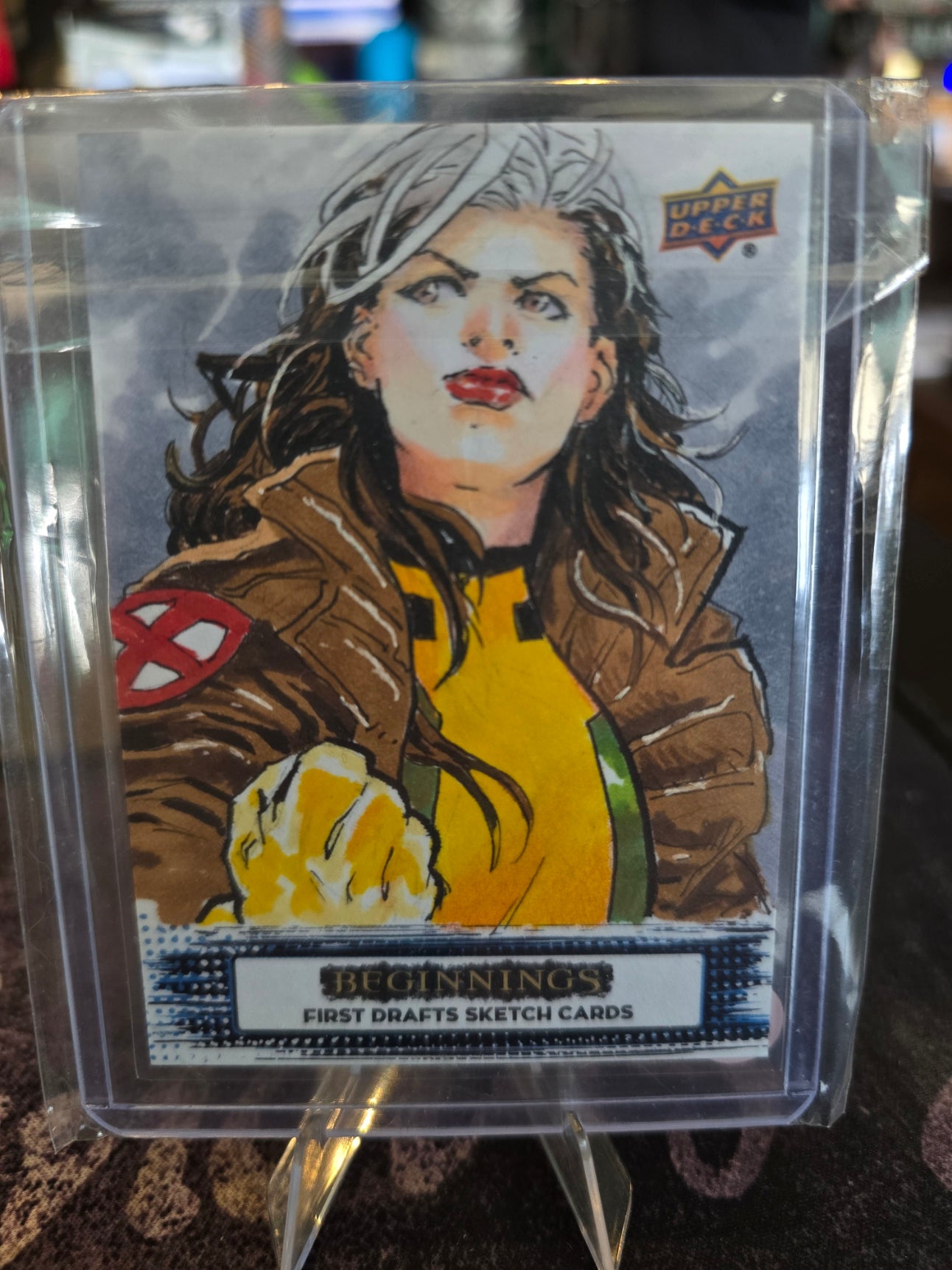 Upper Deck - Marvel - Rogue - 1 of 1 Sketch Card (Super Rare)