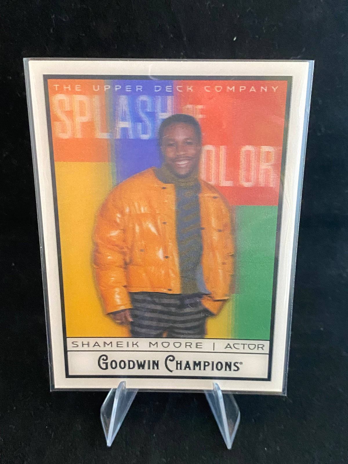 Upper Deck - Goodwin Champions - Shameik Moore - Splash Of Colour - SCL-SM 